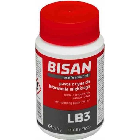 Pasta de soldar bisan lb3 fundente 40% sn97cu3 250g
