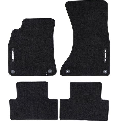 Tapis de Sol de Voiture pour Audi A5 Sportback 8T 2009-2016 Velours Noir 4Pcs (1/5)