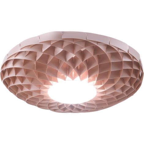 Applique Moderna Dalia Polilux ® Pink Metal 1 Luce Led Integrato 20W 3000K (1/2)