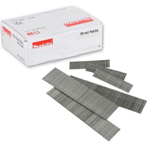 Makita P-45939 18G x 25mm Straight Galvanized Brad Nails 5000Pcs