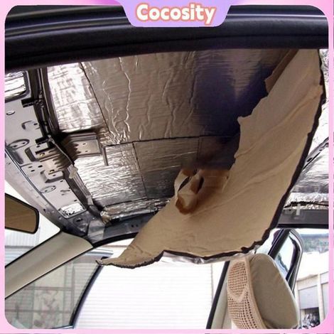 Cocosity Tapis insonorisant d'insonorisation thermique de voiture 20050CM Car Thermal Sound Insulation auto additif Argent (1/5)