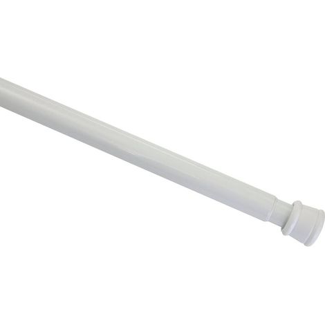 Tringle à Rideau Perçage Ø 13/10 mm blanc, 55-90 cm