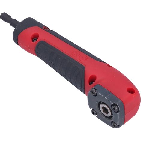 Rechtwinkliger Adapter für Bohrmaschine, 90°-Rotationswerkzeug, Antivibrationszubehör, Winkelvorrichtung, 15 cm. (1/5)