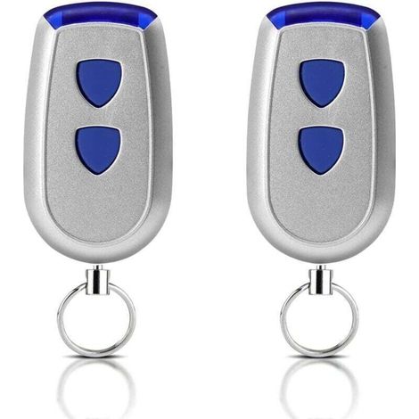 Normstahl 2er-Pack Ersatzfernbedienungen 433,92 MHz 2-Kanal Kompatibel mit Normstahl Crawford EA433 2KS, EA433 4KS, T433-4, RCU 433-2, RCU 433-4, EA433 2KM Micro (1/5)
