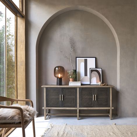 Buffet en bois recyclé massif 173 cm (1/5)