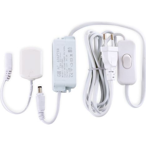 Driver Mini LED 220VAC/12VDC 15W Scatola di Distribuzione 6 Modo