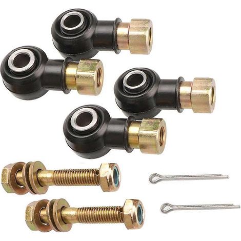 Kit d'embouts de biellette de direction avec rotule compatible avec les quads et karts Polaris Sportsman 500, 700, 800 HO EFI 4x4, 6x6 et Trail Boss 325 et 330. (1/5)