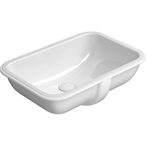 PURA/CLASSIC Lavabo sous plan en céramique 38x55cm, blanc ExtraGlaze (1/3)