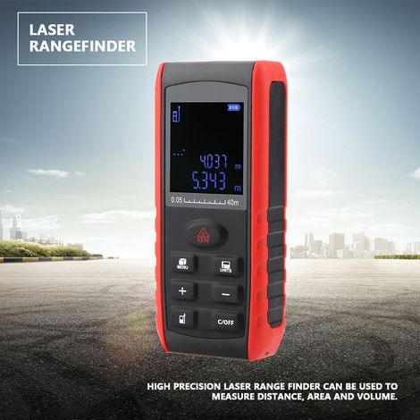 Télémètre laser portable numérique KXL-E (E40) pour mesure de distance, appareil de visée et de relevé (1/5)