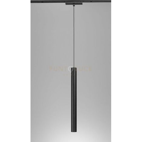 GFA1550- SOSPENSIONE LED AD INCASTRO MAGNETICO PER BINARIO 48V "GBIN30" LED 3000K 891LM 10W D.3,5CM NERO
