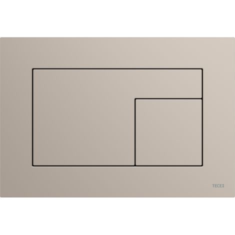 TECEvelvet WC-Betätigungsplatte 9240733 für Zweimengentechnik, Beige Arizona / Greige (1/4)
