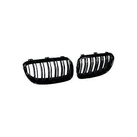 2x Frontgrill (Niere) in Hochglanzschwarz für E92 E93 3er 328i 335i Coupé 2011-2013