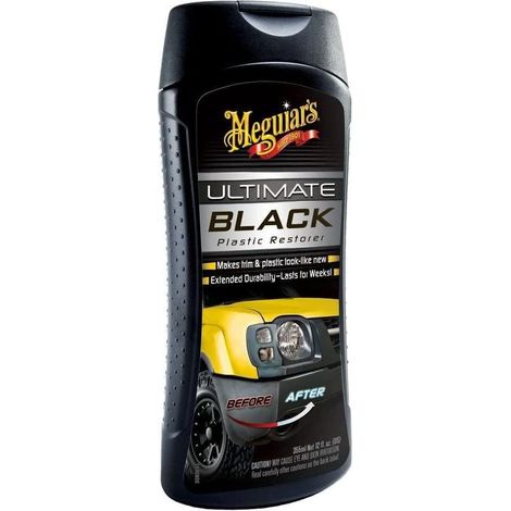 MEGUIAR'S - Rénovateur plastiques extérieurs - 355ml - G15812EU - Ce produit de marque MEGUIARS est neuf.