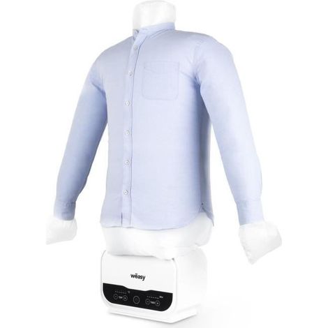 Maniquí de planchado - HKoeNIG - Magic Pressing - 1200 W - Con fundas para pantalones - Blanco (1/5)