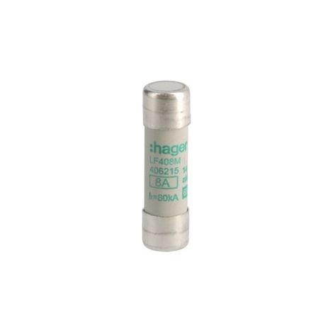 Cartouche fusible industrielle 14x51 aM 8A (LF408M) (1/2)