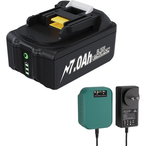 Batterie lithium-ion, 18V, capacité 7,0Ah, 1B 1C (1/2)
