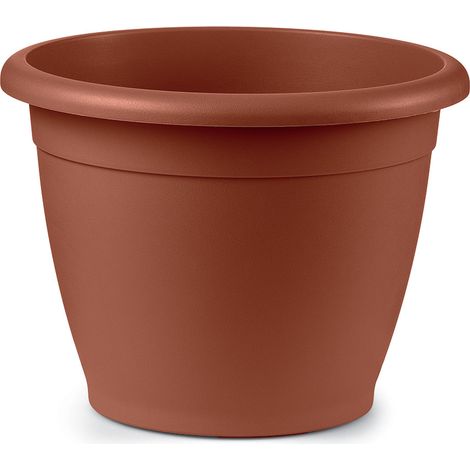 VASO ROTONDO NAXOS D.52CM TERRACOTTA PIANTE FIORI BALCONE VECA