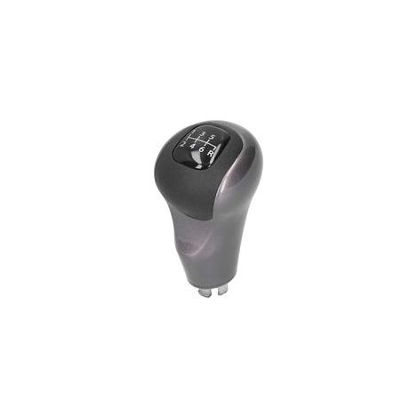 Remplacement de bâton de vitesse de pommeau de levier de vitesse MT 6 vitesses pour Honda Civic DX EX LX 2006-2011(B (noir))