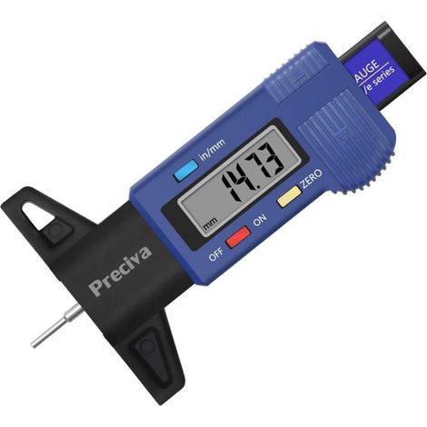 Digitaler Reifenprofiltiefenmesser mit LCD, 0-25 mm, für Auto & Motorrad (1/5)