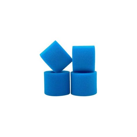 Poolfilterkartusche – 4 x waschbarer Schwammfilter – Kompatibel mit Saluspa 90352E und Lay-Z Spa – Strapazierfähiges Schwammmaterial
