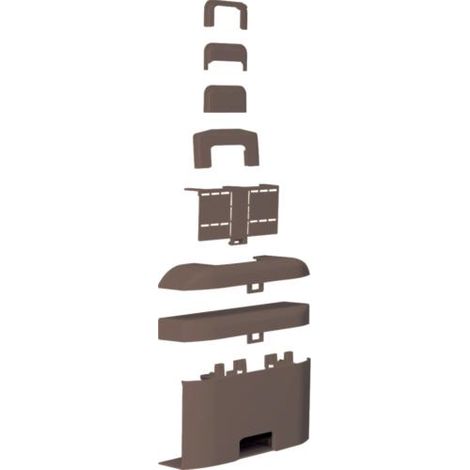 Té, Dérivation, 3D M - MOULURES PLINTHES HAGER ATA205088014