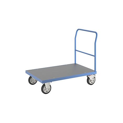 eurokraft pro  Carrello a pianale  impugnatura tubolare  ruote