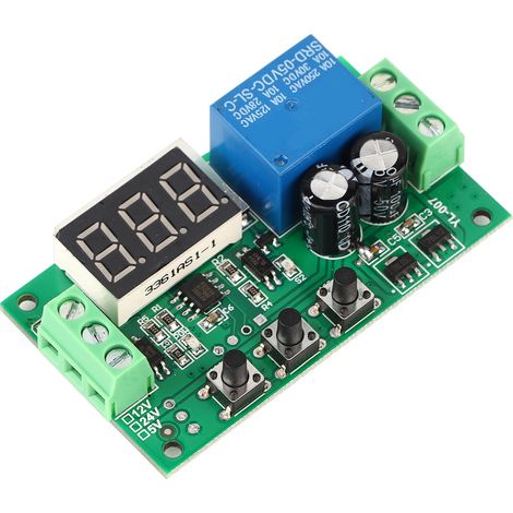 Carte de commande de module relais, interrupteur temporisé, contrôleur, composants électroniques, LED, 5 V CC (1/5)