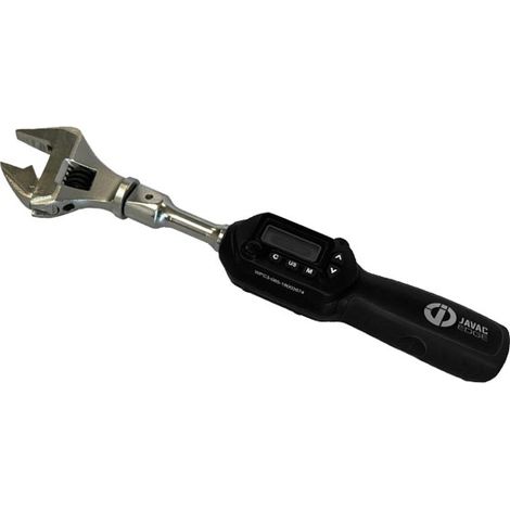 Clé dynamométrique numérique JAV1356 – Précision +/- 2 – Tête réglable 1-5 – Fonctionnement horaire et antihoraire – Compatible avec batteries rechargeables – Javac