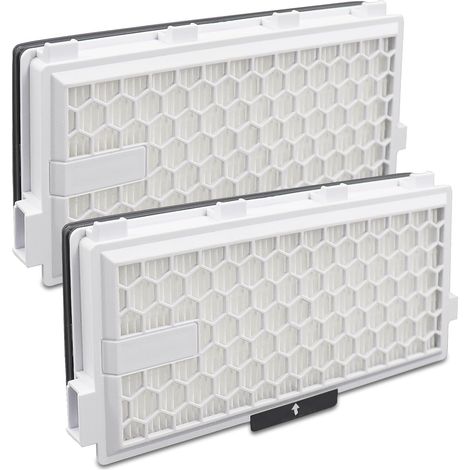  2 Active Airclean Plus 50 Filters für Miele,Filter kompatibel mit Miele Compact C1 C2, Complete C2, S8340, S8360 S4000, S5000, S6000, S8000 Serie, S2, S3, S4, S5, S6 Serie Staubsauger (1/5)