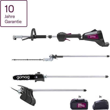 Gomag GO-GMG400BL 20V Akku Multitool Garten Profi Set + 2x 4Ah + 2 Ladegeräte (1/5)