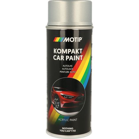 PEINTURE ACRYLIQUE KOMPAKT 55064 ARGENT METALLISE 400ML MOTIP