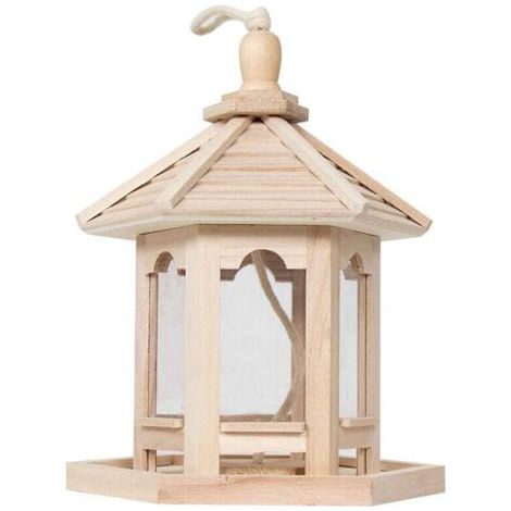 QORVA-Mangeoire à oiseaux suspendue, mangeoire à oiseaux étanche, mangeoire à oiseaux, volière pour oiseaux sauvages