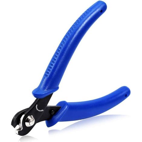 Pince coupante de fil à mémoire de forme pour la fabrication de bijoux - 12,7 cm - Miniature en acier dur - Outil de travail pour les loisirs créatifs - Électronique - Fabrication de bijoux