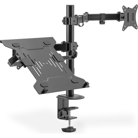 DIGITUS Universal Monitorhalter mit Notebookhalterung (1/3)