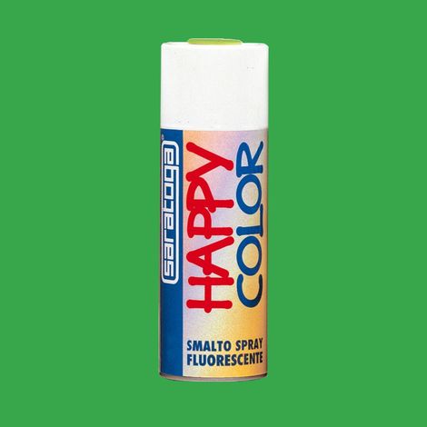Vernice Spray Fluorescente Acrilico Happy Color Saratoga - Verde