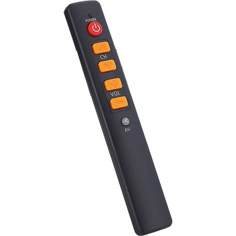 Universelle Lernfernbedienung mit großen Tasten, intelligenter Controller für Fernseher, Set-Top-Box, DVD-Player, DVB-T-Receiver, HiFi-Anlage und Videorecorder (1/5)
