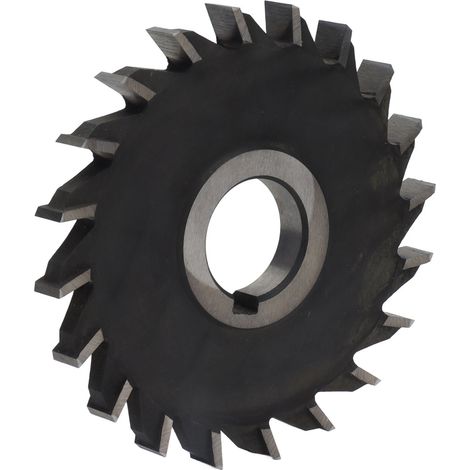 Zahnradfräser, Satz mit 5 HSS-Scheiben, 32 mm Bohrung, Ø125 x 12 mm, für Oberfräsen und Fräsen (1/5)