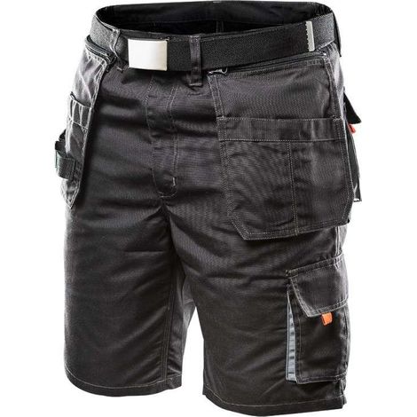 Pantalones cortos HD, cinturón de cincha, bolsillos desmontables, talla XXL/58