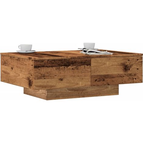 Couchtisch Altholz-Optik 90x60x31 cm Holzwerkstoff