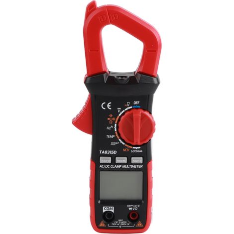 Pince multimètre numérique multifonction TA8315D avec écran, mesure tension AC/DC et courant, appareil portable à main (1/5)