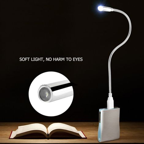Flexible USB-LED-Leseleuchte für Laptops, Mini-Nachtlicht