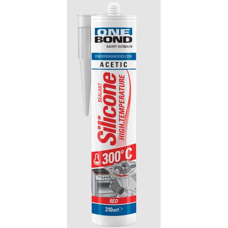 Silicone alte temperature rosso 310ml resistenza fino a 300°c