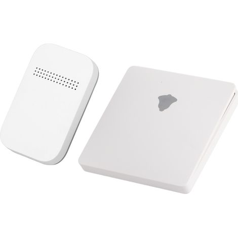 Sonnette sans Fil 433MHz avec Interrupteur Intégré, Étanche IP68 pour Aidants, Alimentation AC100V-230V, Compatible Prise UE (1/5)
