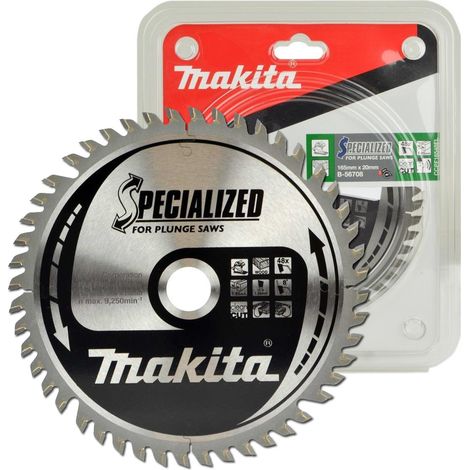 Makita B-56708 165mm x 20 48 Teeth Cordless Plunge Saw Blade DSP600 SP6000 (1/4)