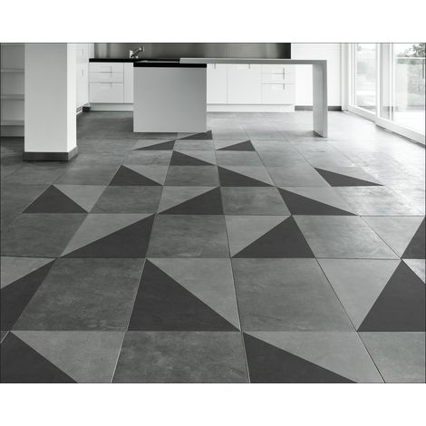 Adhésif carrelage sol Polvica x2, 30x30 cm - Parfait pour homestaging et rénovation intérieure (1/3)