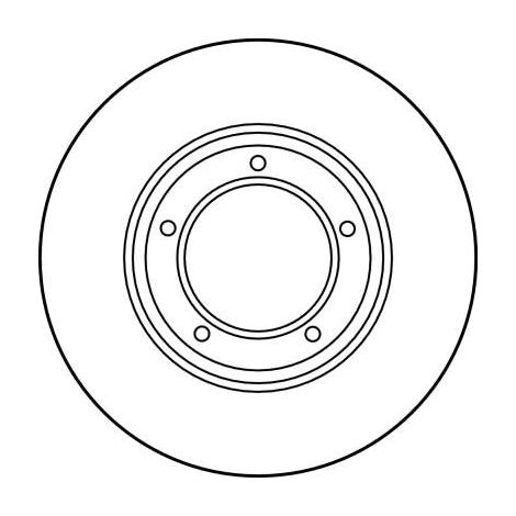 Lot de 2 Disques de frein TRW Automotive DF1803 LAND ROVER FTC 902 LR017952