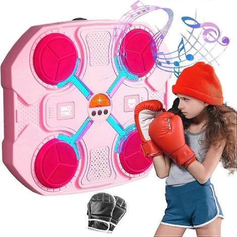 Cible de boxe musicale Bluetooth, facile à utiliser pour les enfants