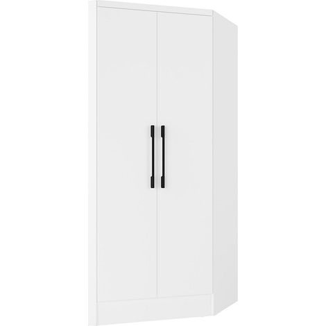 Armadio angolare 2 ante L101 cm Bianco - AURALI (1/4)