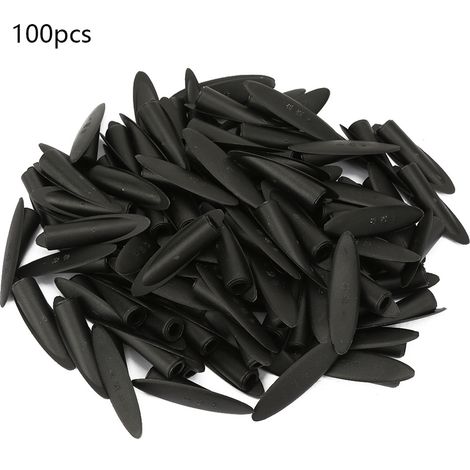 100 bouchons en bois de 9,5 mm pour gabarit de perçage (accessoires d'outils) (noir) (1/5)