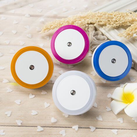 Veilleuse Enfant LED Automatique Lot de 1,Lampe Veilleuse Enfant avec Capteur de Lumière,Veilleuse Prise Électrique- Blanc (1/5)